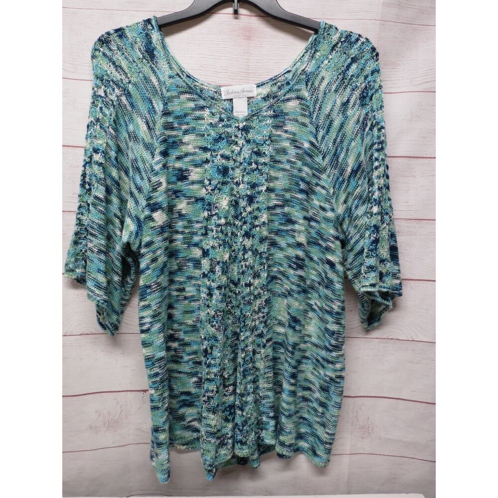 Lot of 6 Plus Size 2X Tops Blouses Jacket d&co Worthington Onque - Picture 8 of 16